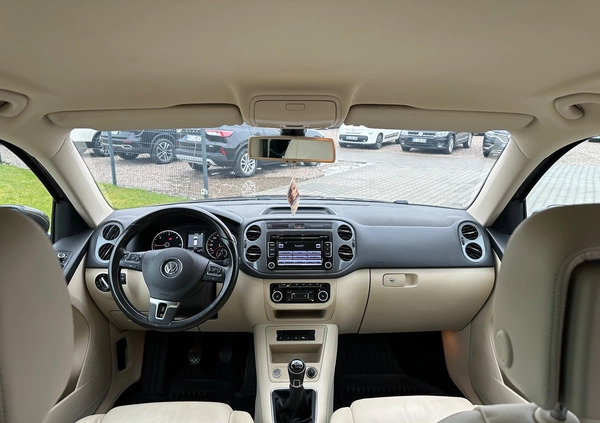 Volkswagen Tiguan cena 52900 przebieg: 184000, rok produkcji 2013 z Zawiercie małe 596